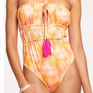 Printed Marta One Piece Swimsuit - SUNRISE IKAT / S